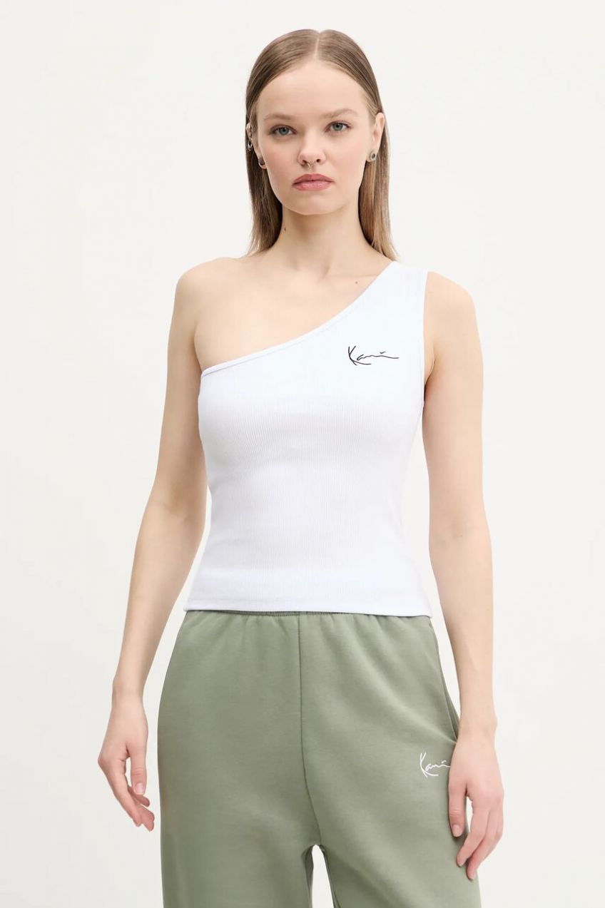 Top Karl Kani biela farba, holý chrbát, 6131299