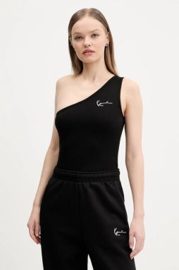 Top Karl Kani čierna farba, holý chrbát, 6131321