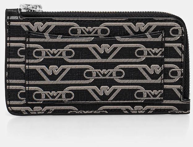 Peňaženka Emporio Armani dámska, čierna farba, EW000367 AF11951