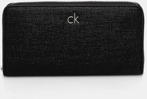 Peňaženka Calvin Klein dámska, čierna farba, K60K612960