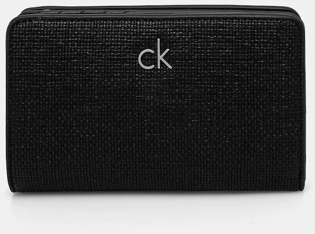 Peňaženka Calvin Klein dámska, čierna farba, K60K612957