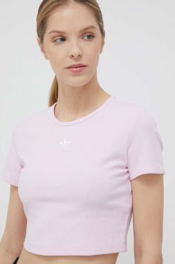 Tričko adidas Originals dámske, ružová farba