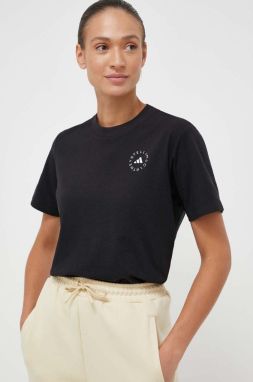 Tričko adidas by Stella McCartney dámske, čierna farba, HR9170