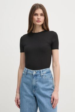 Tričko Calvin Klein dámske, čierna farba, K20K208247