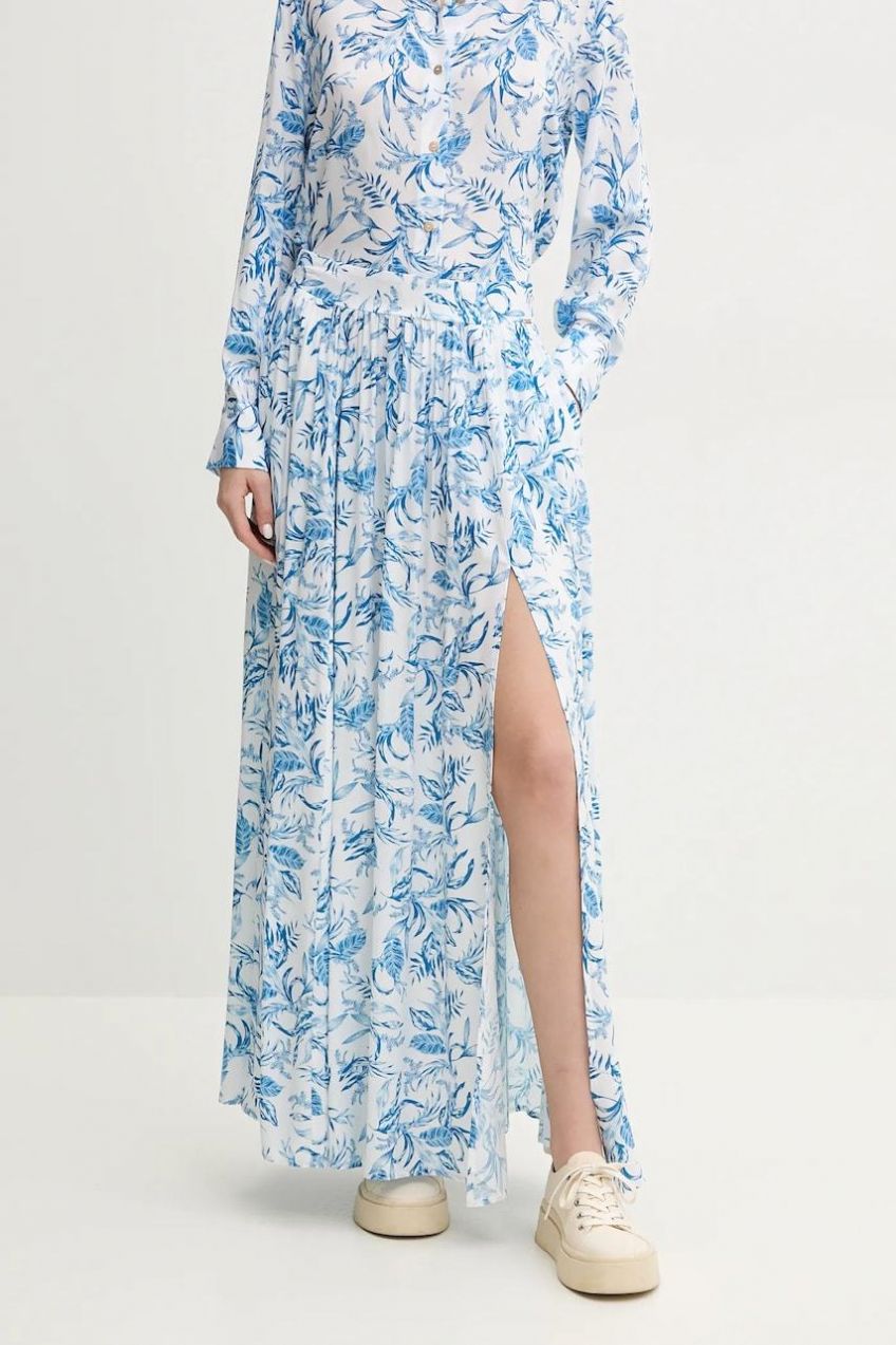 Sukňa Melissa Odabash maxi, áčkový strih, Mira