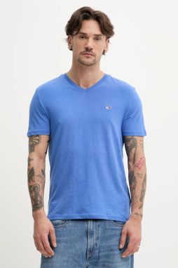 Tričko Tommy Jeans pánske, jednofarebné, DM0DM20364