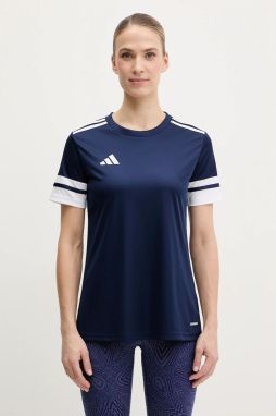 Tréningové tričko adidas Performance Squad 25 tmavomodrá farba, JI9987