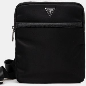 Malá taška Guess MILANO čierna farba, HMMINY P5223