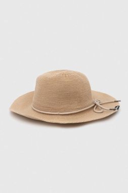 Klobúk Jack Wolfskin 10 Travel béžová farba, 1908432