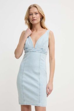Rifľové šaty Guess AIDA mini, priliehavé, W4GK63 D4LT0