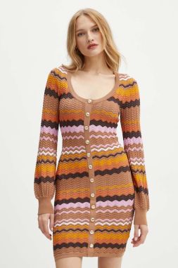 Šaty Guess VIRGINIA mini, priliehavé, W4YK90 Z3GC0