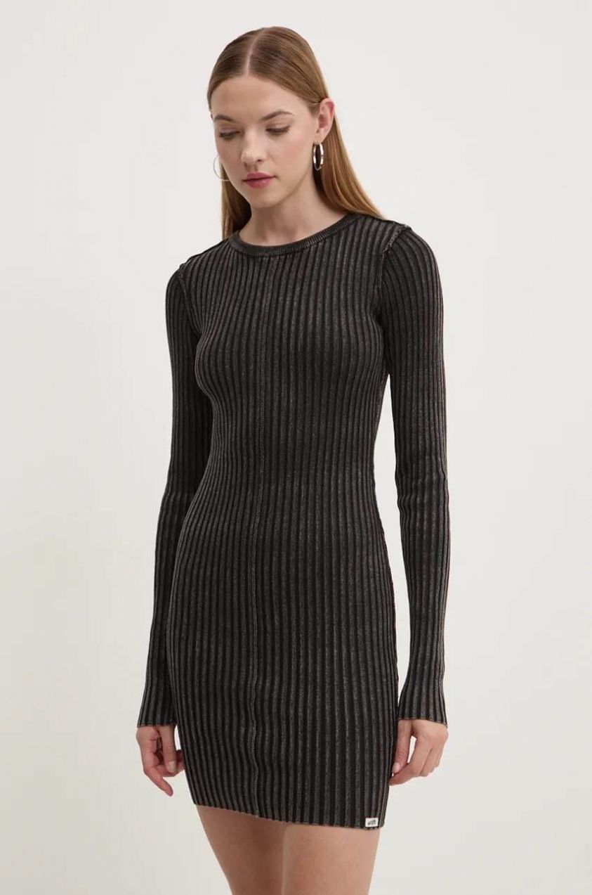 Šaty Guess Originals čierna farba, mini, priliehavé, W4BK70 Z3JC0