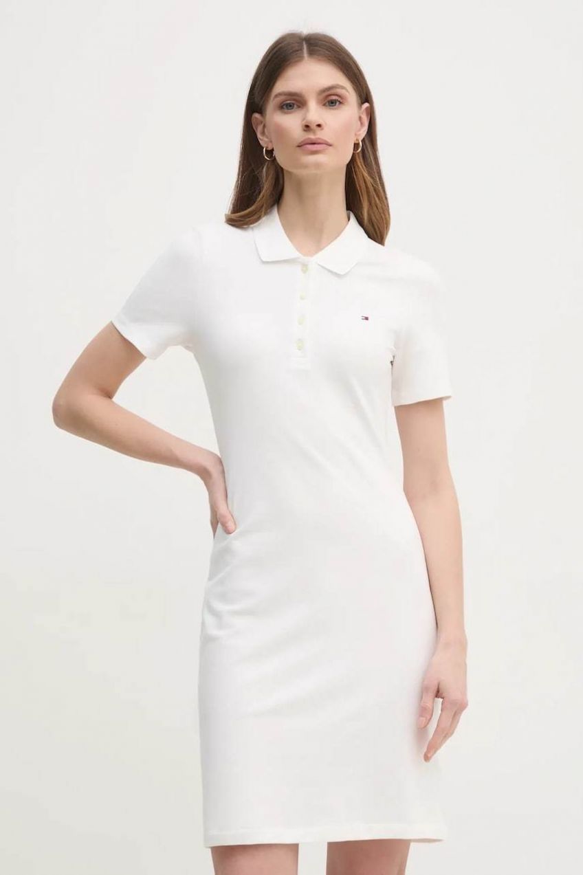 Šaty Tommy Hilfiger mini, priliehavé, WW0WW43228