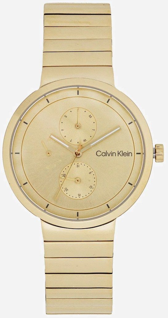 Hodinky Calvin Klein dámske, zlatá farba, 25100030