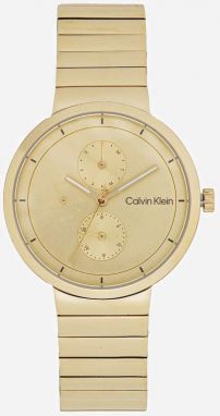 Hodinky Calvin Klein dámske, zlatá farba, 25100030