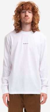 Bavlnené tričko s dlhým rukávom Han Kjøbenhavn Casual Tee Long Sleeve M-132072-001 biela farba, jednofarebné