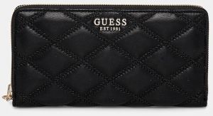 Peňaženka Guess TAMSIN dámska, čierna farba, SWQG96 32163