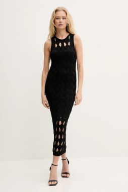 Šaty Pinko čierna farba, maxi, priliehavé, 105190 A2LW