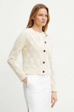 Kardigán Weekend Max Mara dámsky, béžová farba, teplý, 2515341011600