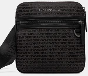 Malá taška Emporio Armani čierna farba, EM001780 AF13823