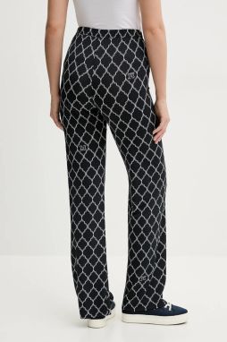 Plážové nohavice Max Mara Beachwear čierna farba, 2516781039600