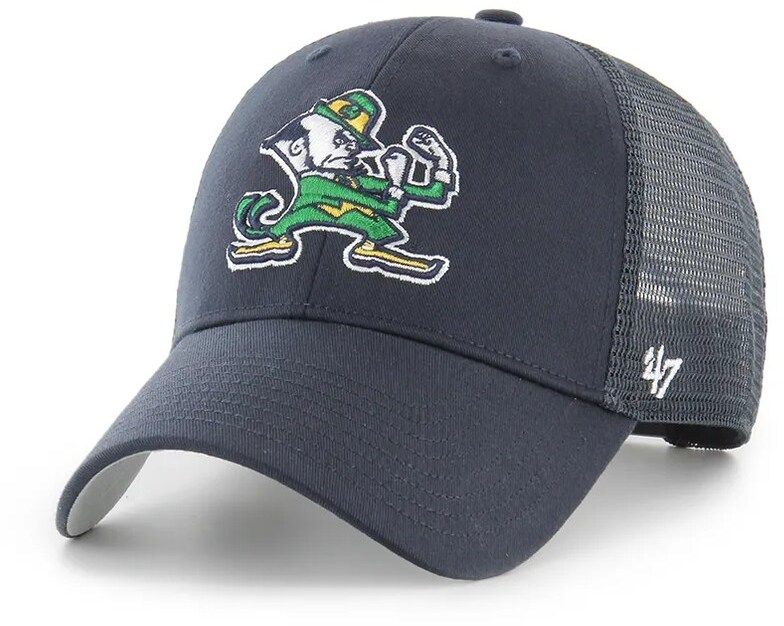 Bavlnená šiltovka 47 brand NCAA Notre Dame tmavomodrá farba, s nášivkou, C-BRANS1100CTP-NY