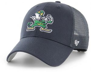 Bavlnená šiltovka 47 brand NCAA Notre Dame tmavomodrá farba, s nášivkou, C-BRANS1100CTP-NY