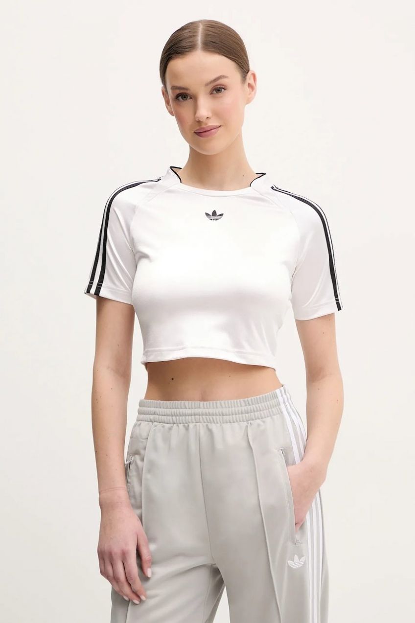 Tričko adidas Originals Teamgeist dámske, biela farba, JD0269