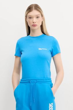 Bavlnené tričko Karl Lagerfeld Jeans dámske, A1W17004