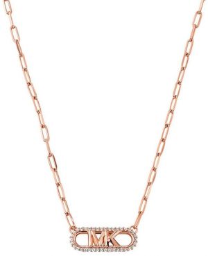 Strieborný pozlátený náhrdelník Michael Kors MKC1655CZ791