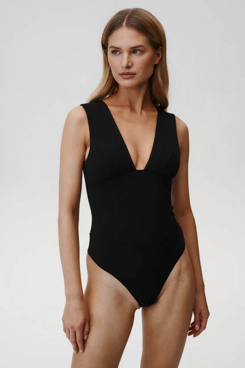 Body Undress Code Gemini Bodysuit Thong dámske, čierna farba, jednofarebné, 851