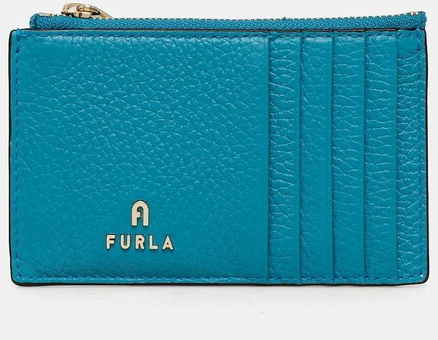 Kožená peňaženka Furla dámska, tyrkysová farba, WP00310 HSF000 TR400