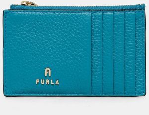Kožená peňaženka Furla dámska, tyrkysová farba, WP00310 HSF000 TR400