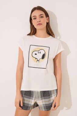 Bavlnené pyžamo women'secret dámska, béžová farba, bavlnená, 3139874