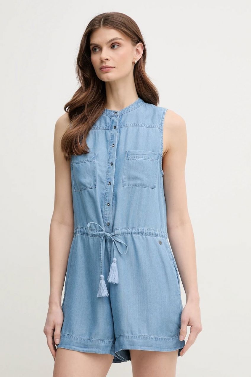 Overal Pepe Jeans EDMEES s okrúhlym výstrihom, PL230524