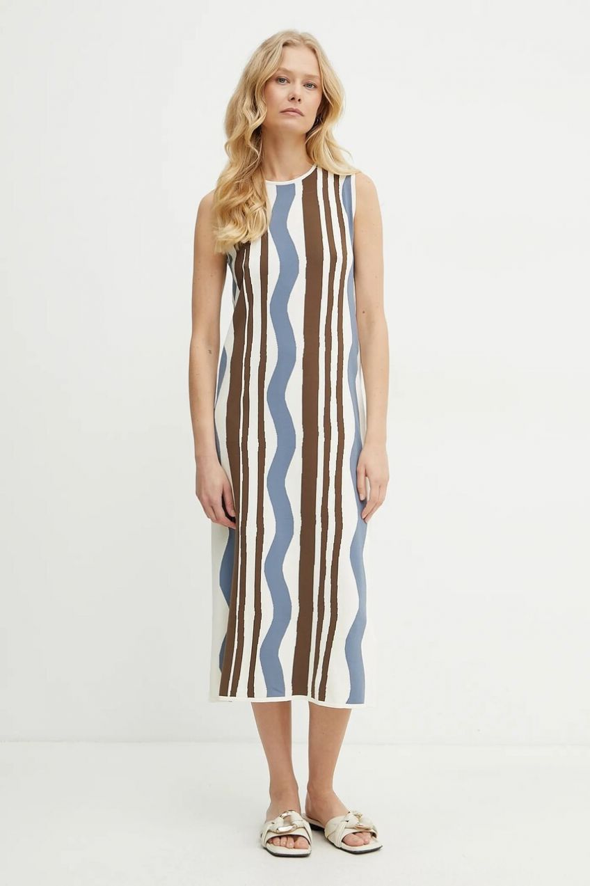 Šaty Weekend Max Mara viac farieb, midi, rovný strih, 2515321012600