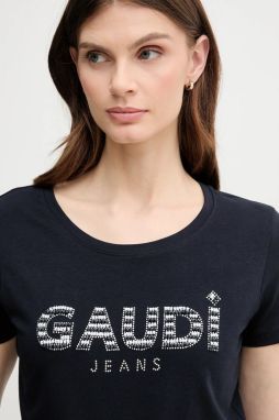 Tričko Gaudi dámske, tmavomodrá farba, 511BD64021