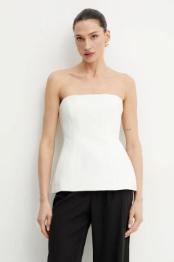 Top Bardot HELENIA dámsky, biela farba, jednofarebný, 59812TB