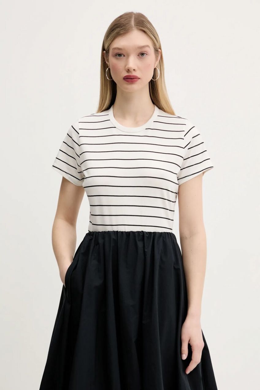 Bavlnené tričko Abercrombie & Fitch dámske, biela farba, KI139-5231