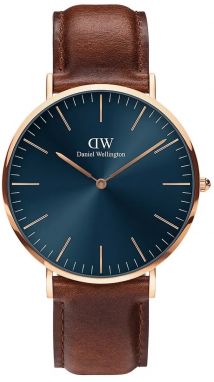 Hodinky Daniel Wellington pánske, hnedá farba, DW00100626