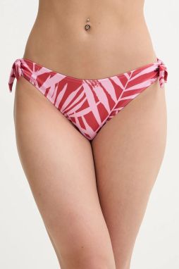 Plavkové nohavičky Pepe Jeans LEAF KNOT BIKINI červená farba, PLB10554