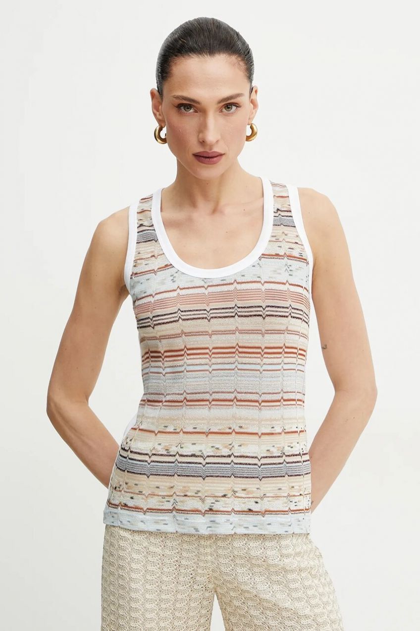 Top Missoni biela farba, DS25SK0G.BJ00N5