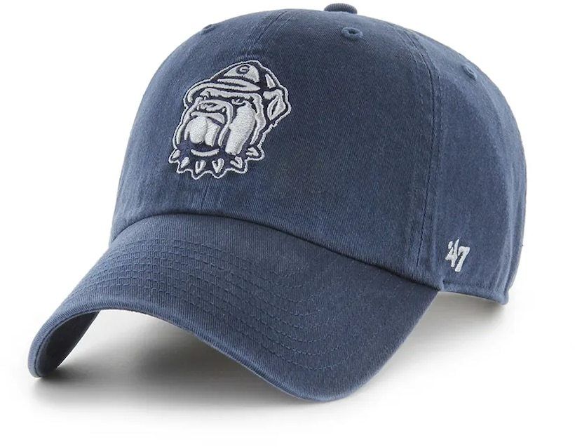 Bavlnená šiltovka 47 brand NCAA Georgetown Hoyas tmavomodrá farba, s nášivkou, C-NLRGW1093GWS-NY