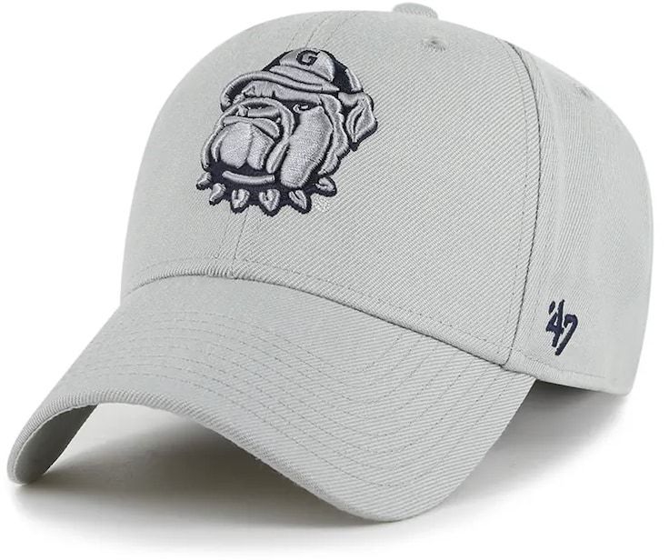Bavlnená šiltovka 47 brand NCAA Georgetown Hoyas šedá farba, s nášivkou, C-MVP1093WBV-GY