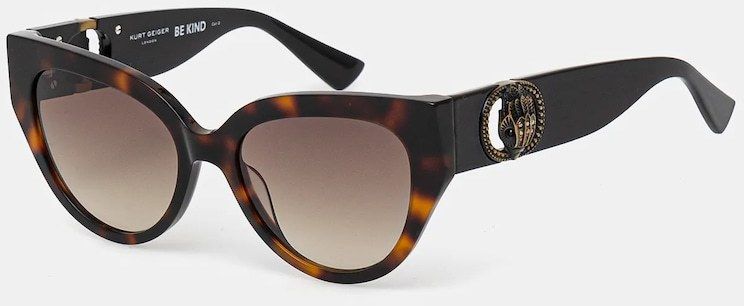 Slnečné okuliare Kurt Geiger London dámske, hnedá farba, 4040639679