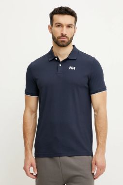 Polo tričko Helly Hansen OCEAN pánske, tmavomodrá farba, s potlačou, 34367