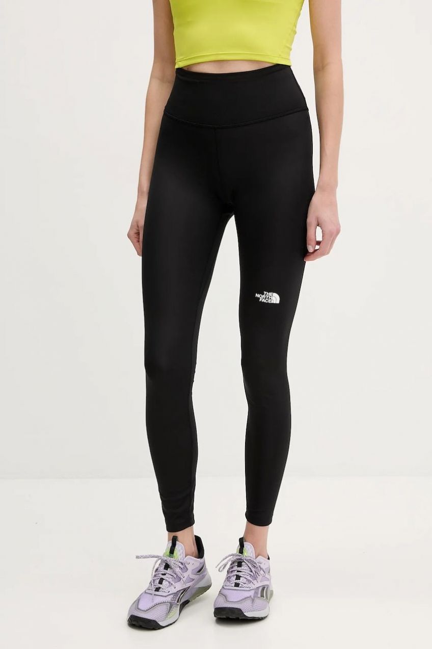 Športové legíny The North Face Flex dámske, čierna farba, jednofarebné, NF0A8BRYJK31