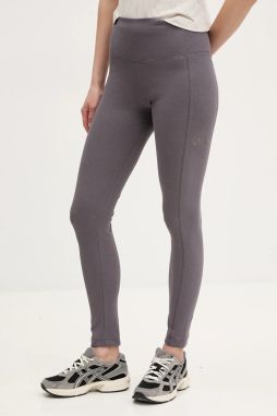 Legíny adidas ALL SZN RIB dámske, fialová farba, jednofarebné, JJ1248