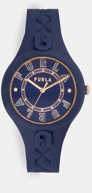 Hodinky Furla ATHLEISURE dámske, tmavomodrá farba, WW00056014L3