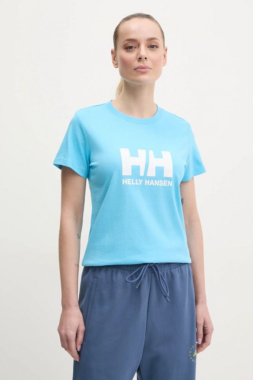 Bavlnené tričko Helly Hansen HH LOGO dámske, 54593